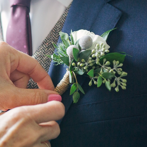 Dinner Party Wedding Boutonniere